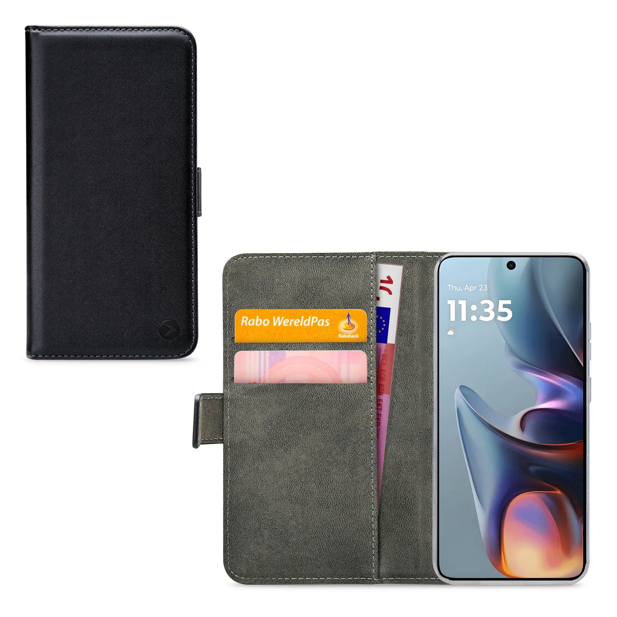 Mobilize Classic Gelly Wallet Book Case Motorola Moto E15/G05 Black - Essentify