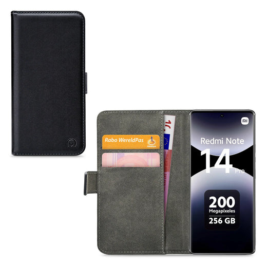 Mobilize Classic Gelly Wallet Book Case Xiaomi Redmi Note 14 Pro 4G Black - Essentify