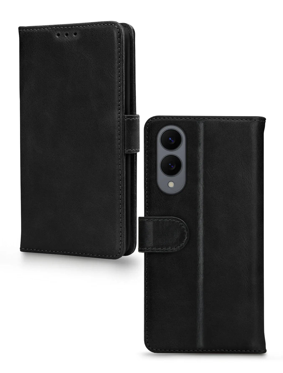 Mobilize Premium Gelly Wallet Book Case Samsung Galaxy S25 Edge 5G Black - Essentify