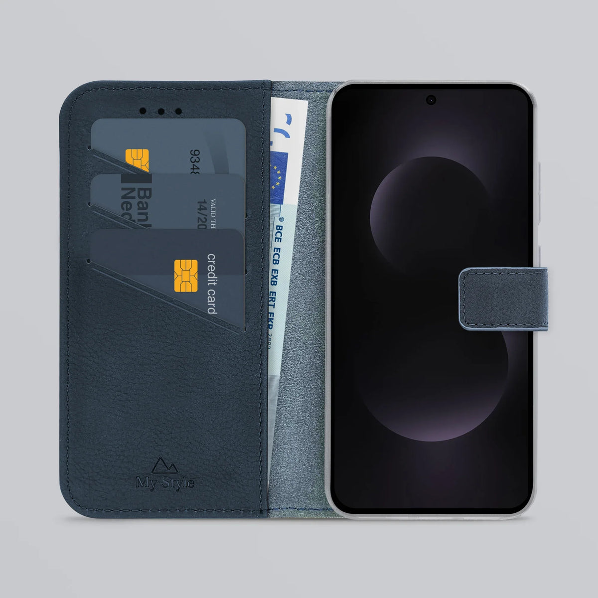 My Style Flex Wallet For Samsung Galaxy S25 Edge 5G Royal Blue - Essentify