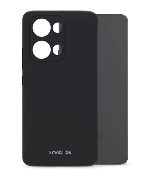 Mobilize Rubber Gelly Case Oppo Reno13 F 5G Matt Black - Essentify