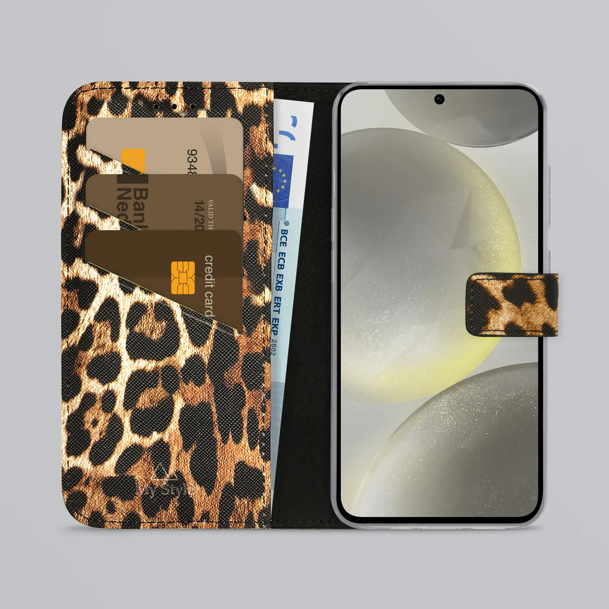 My Style Flex Wallet For Samsung Galaxy S24 5G/S25 5G Wild Leopard - Essentify