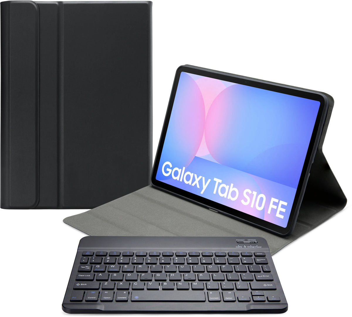 Mobilize Detachable Bluetooth Keyboard Case Samsung Galaxy Tab S10 Fe 11 Black Qwerty - Essentify
