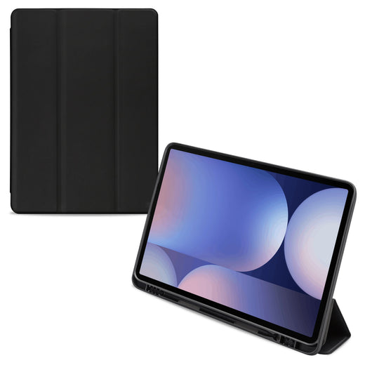 Mobilize Solid Folio Case For Samsung Galaxy Tab S9+/S9 Fe+/S10+ 12.4 Black - Essentify