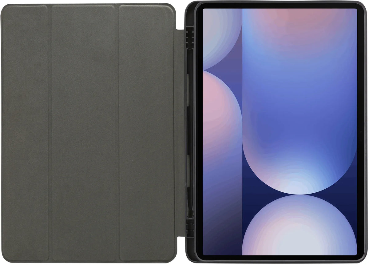 Mobilize Solid Folio Case For Samsung Galaxy Tab S9+/S9 Fe+/S10+ 12.4 Black - Essentify