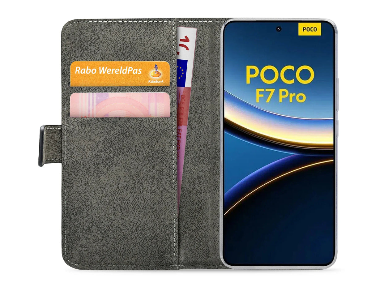 Mobilize Classic Gelly Wallet Book Case Xiaomi Poco F7 Pro Black - Essentify