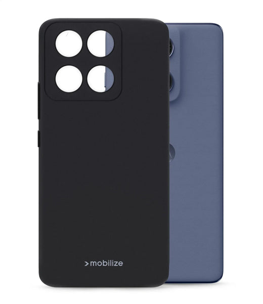 Mobilize Rubber Gelly Case Motorola Edge 60 Fusion Matt Black - Essentify