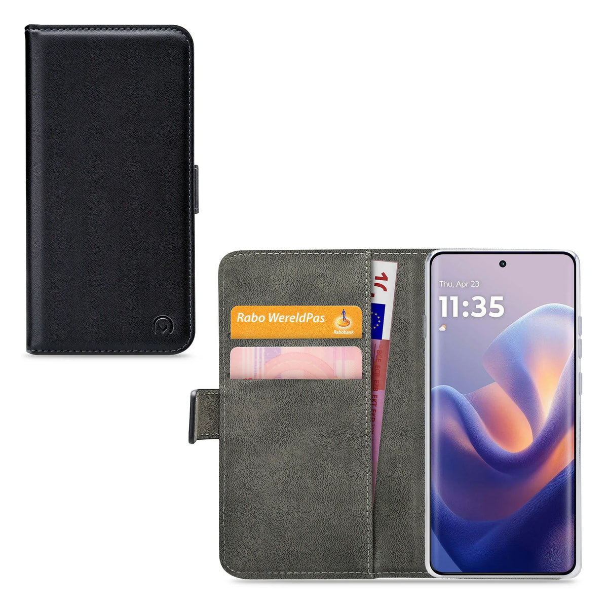 Mobilize Classic Gelly Wallet Book Case Motorola Edge 60 Pro Black - Essentify