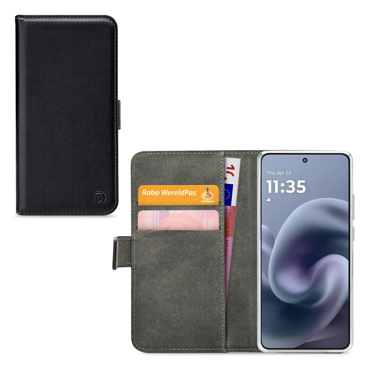 Mobilize Classic Gelly Wallet Book Case Motorola Moto G86 5G Black - Essentify