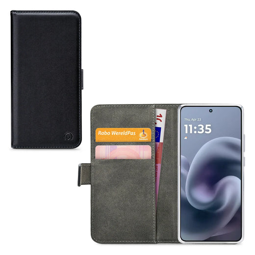 Mobilize Classic Gelly Wallet Book Case Motorola Moto G86 5G Black - Essentify