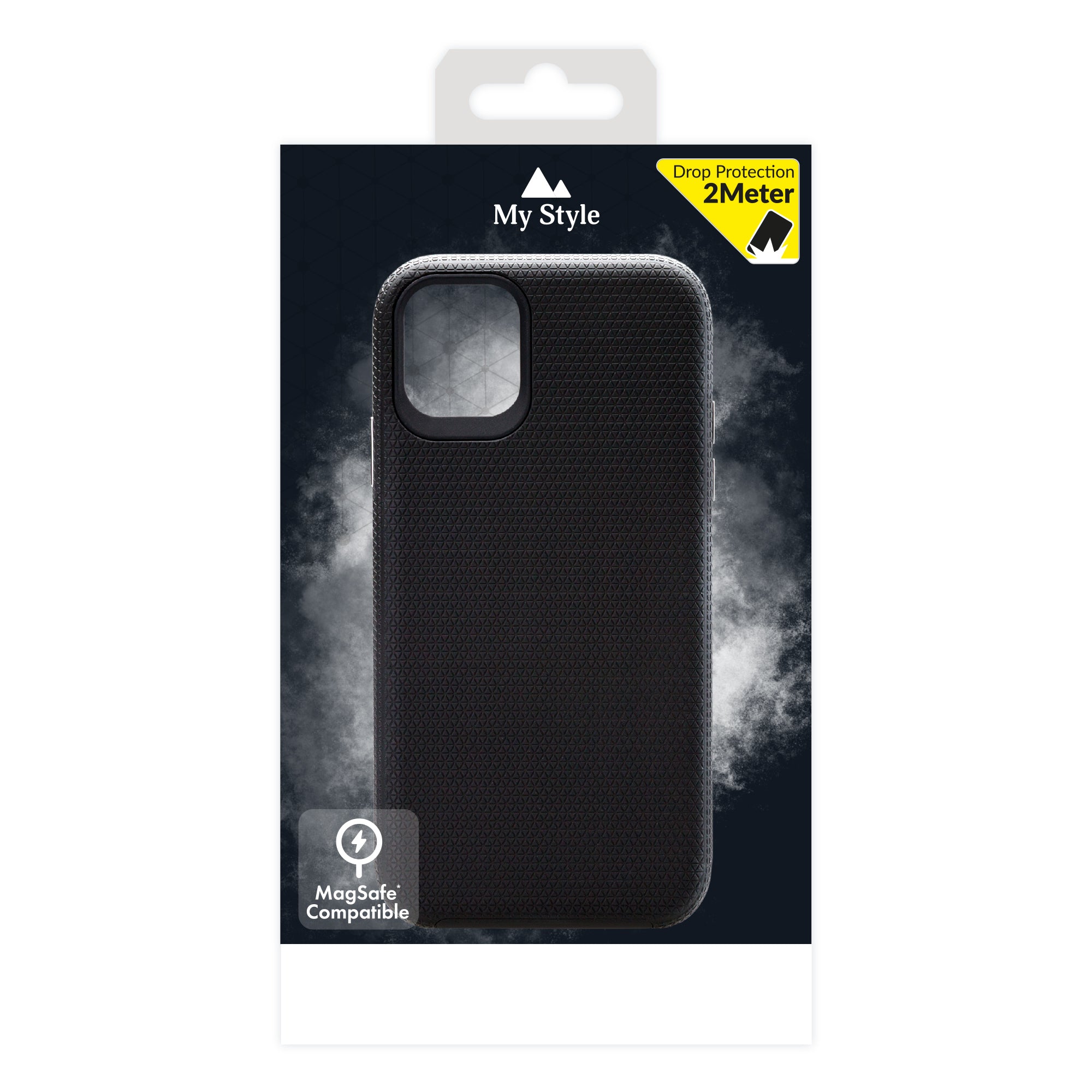 My Style Magsafe Tough Case For Apple Iphone 16 Pro Black