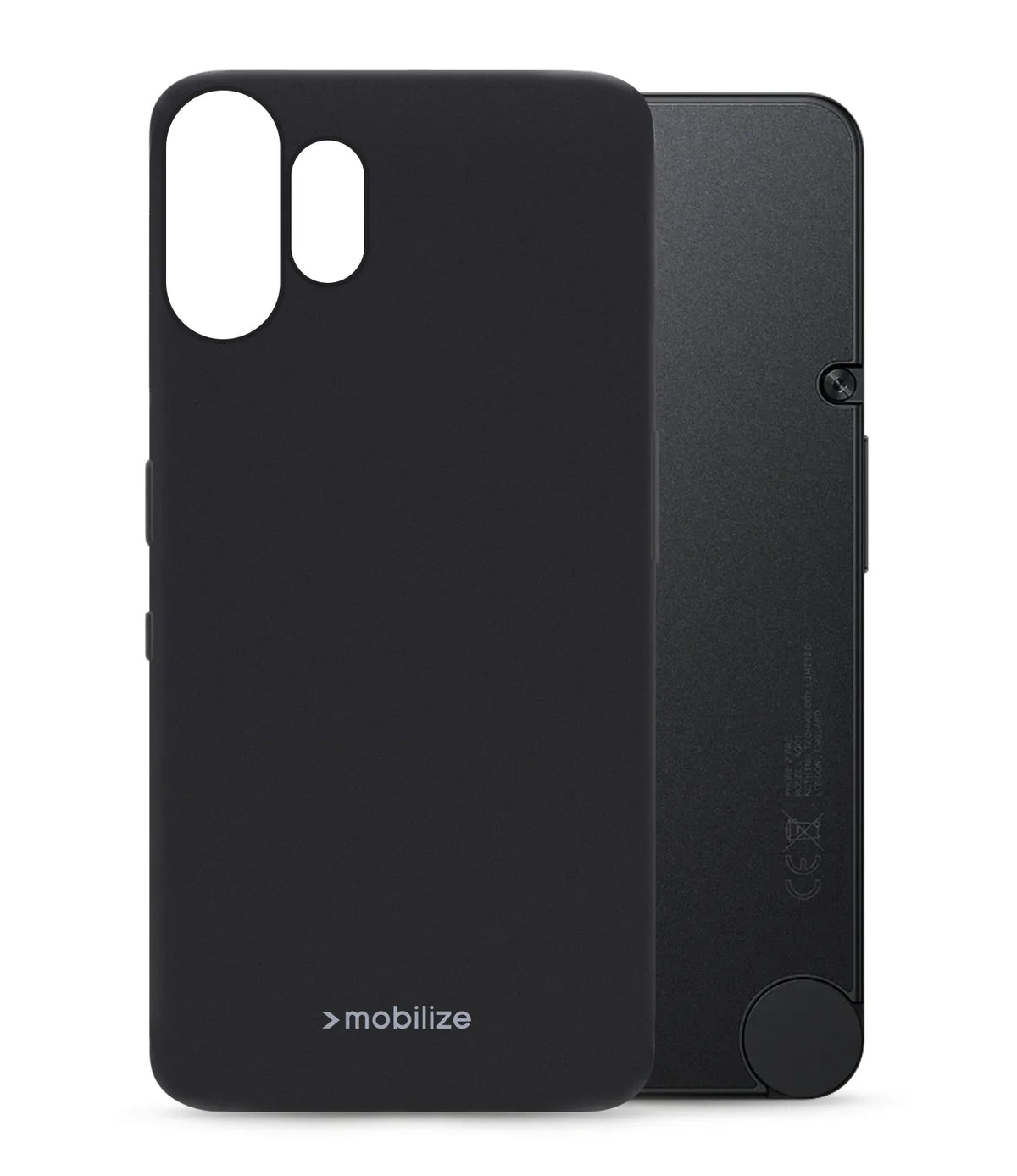 Mobilize Rubber Gelly Case Nothing Cmf Phone (2) Pro Matt Black - Essentify