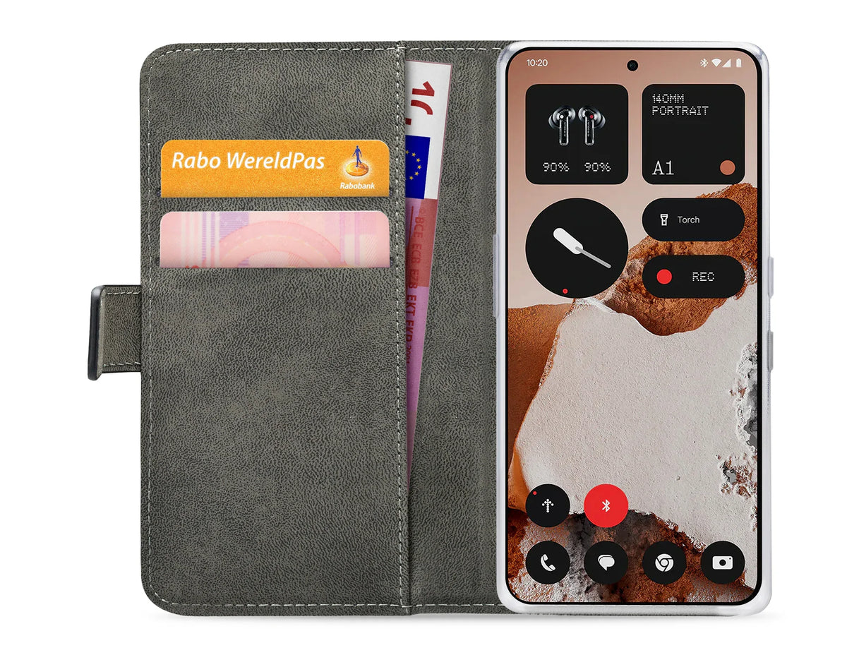 Mobilize Classic Gelly Wallet Book Case Nothing Cmf Phone (2) Pro Black - Essentify