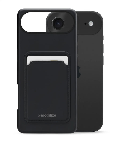 Mobilize Rubber Gelly Card Case Apple Iphone Air Matt Black - Essentify