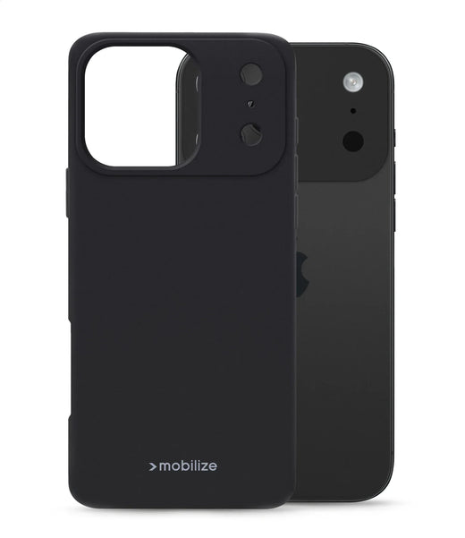 Mobilize Rubber Gelly Case Apple Iphone 17 Pro Max Matt Black - Essentify