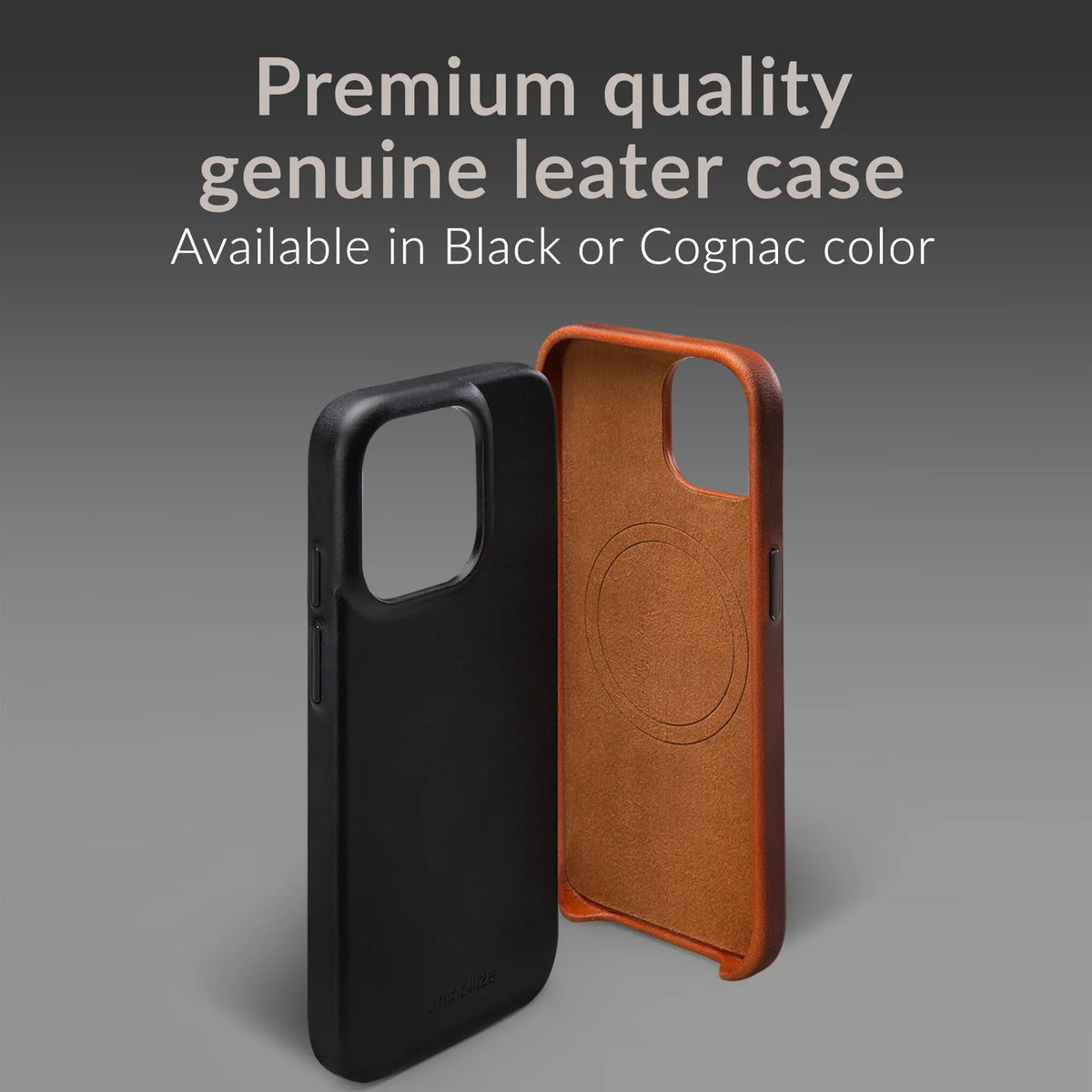 Mobilize Magsafe Compatible Premium Leather Case Apple Iphone 17 Black - Essentify