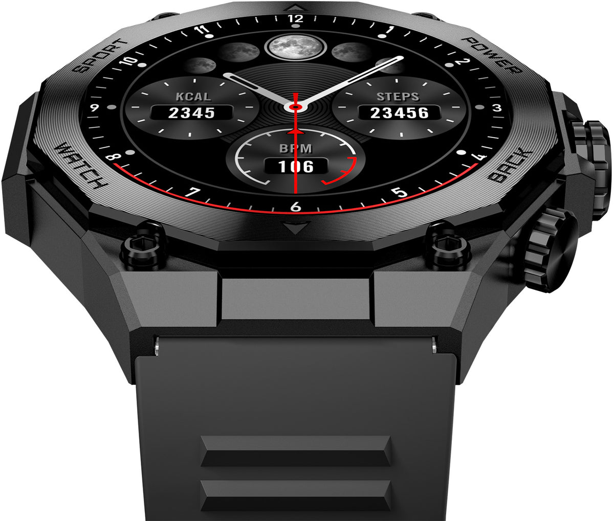 Ksix Smartwatch Titanium Black
