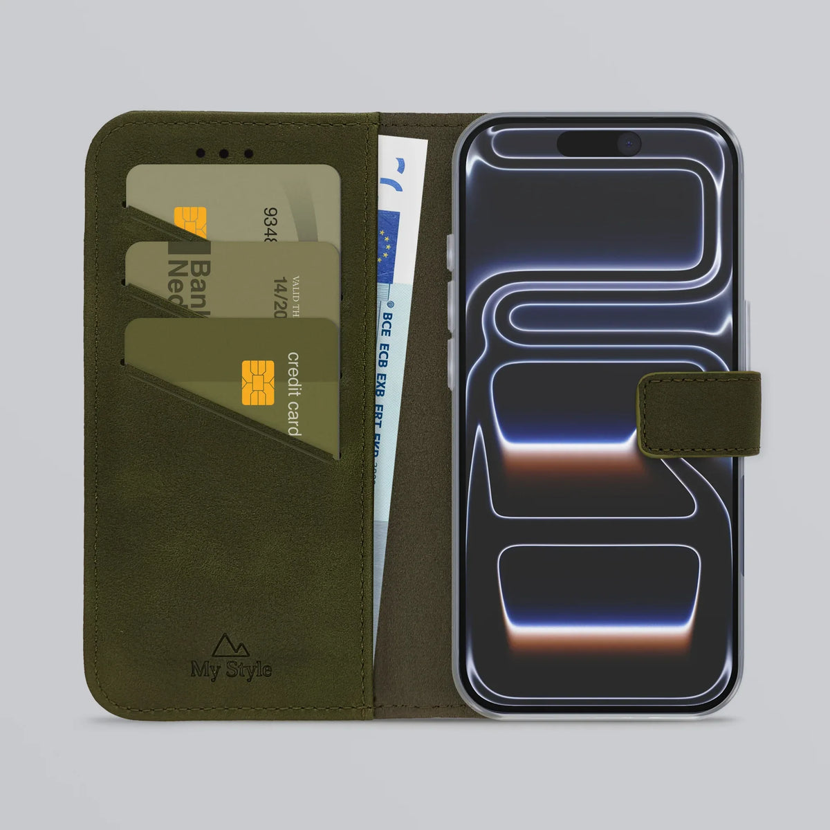 My Style Flex Wallet For Apple Iphone 17 Pro Forest Green - Essentify