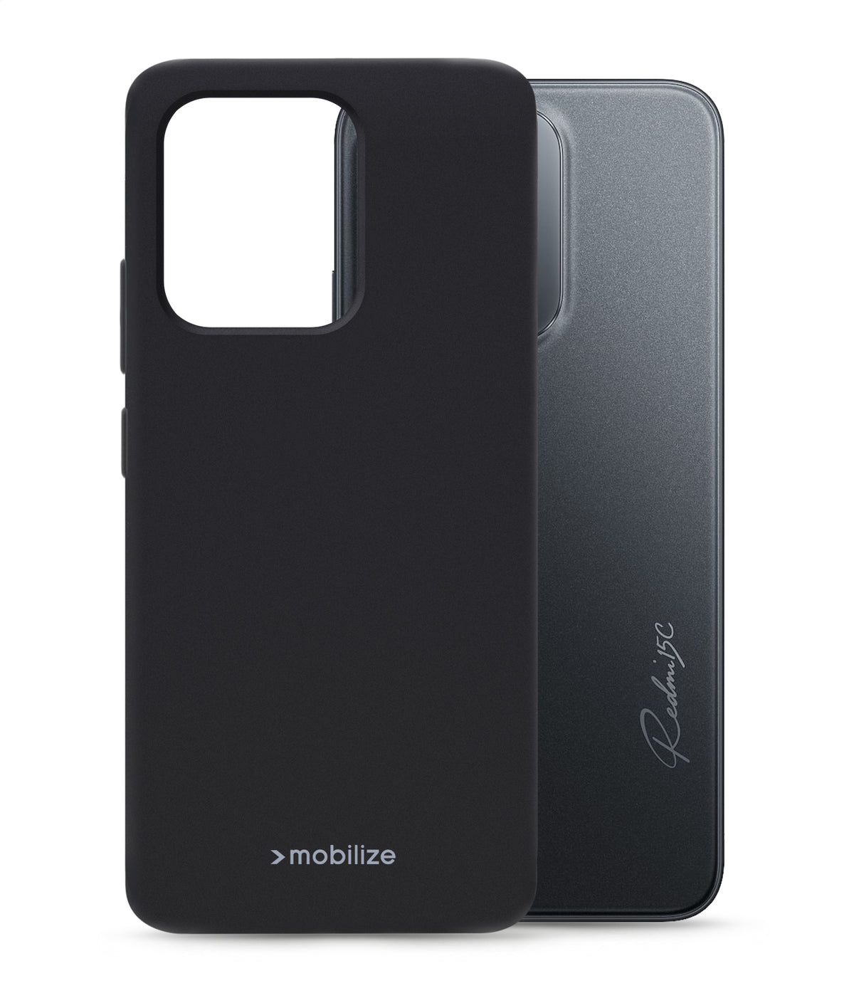 Mobilize Rubber Gelly Case Xiaomi Redmi 15C 4G/5G Matt Black