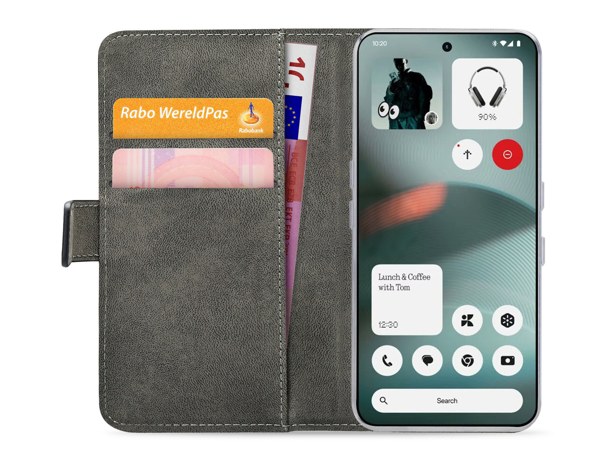 Mobilize Classic Gelly Wallet Book Case Nothing Phone (3) Black