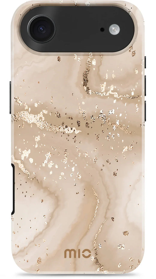 Mio By Mobilize Mio Gold Marble Magsafe Compatible For Iphone Air - Essentify