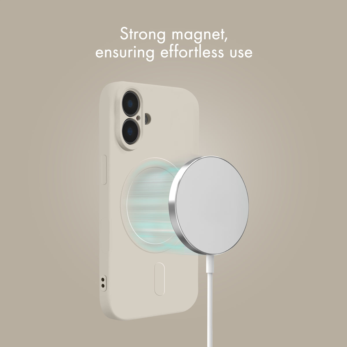 My Style Protective Flex Magsafe Compatible Case For Samsung Galaxy A17 5G Antique White