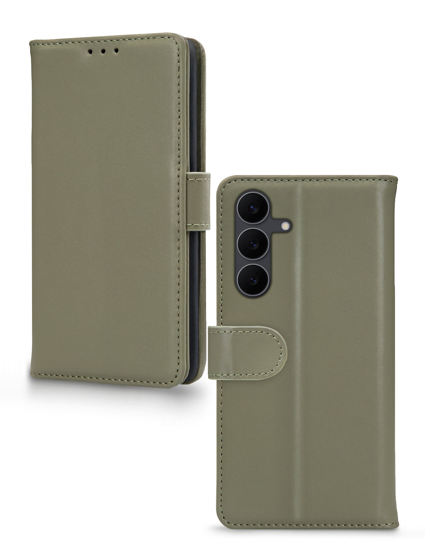 Mobilize Premium Gelly Wallet Book Case Samsung Galaxy S25 Fe Green