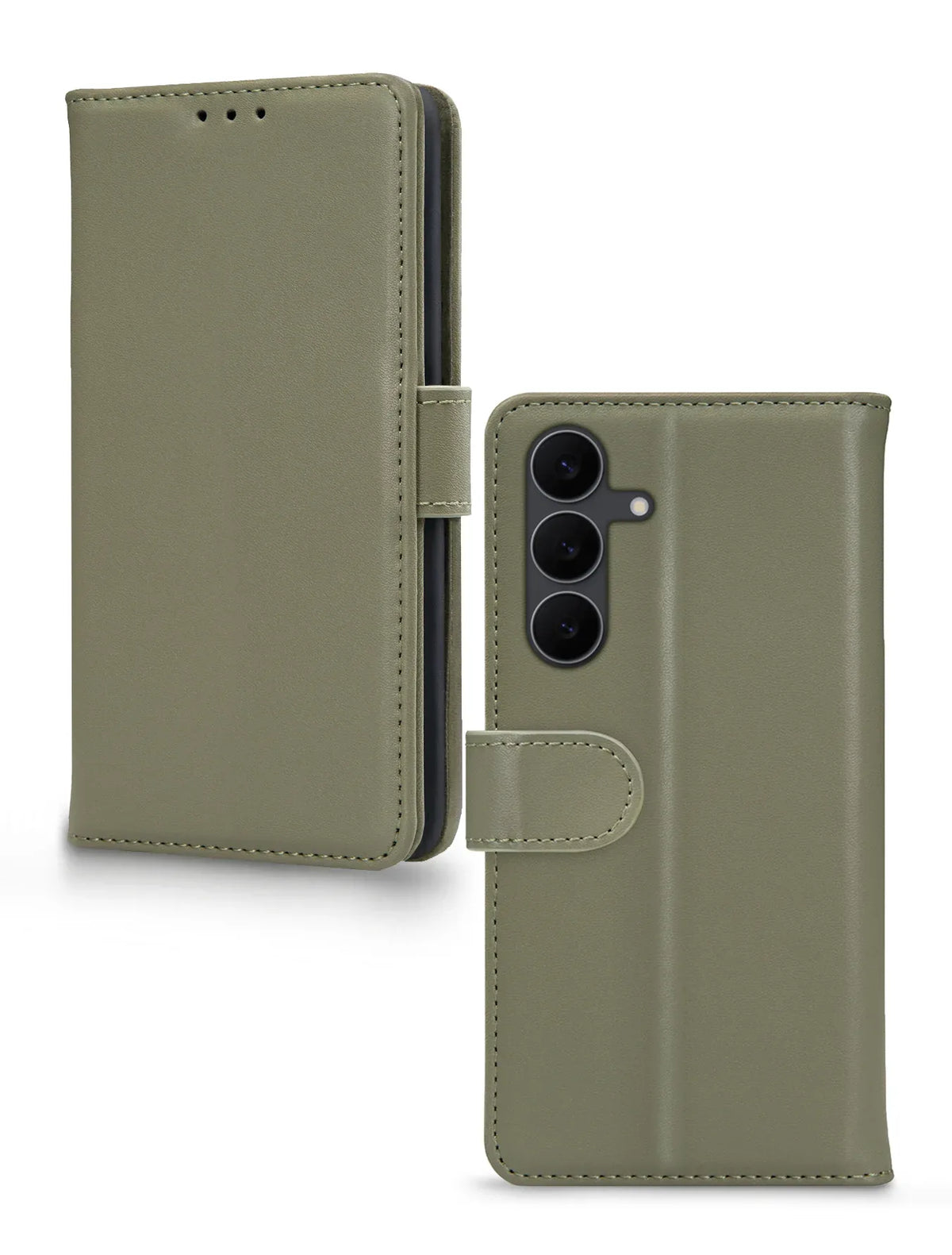 Mobilize Premium Gelly Wallet Book Case Samsung Galaxy S25 Fe Green - Essentify