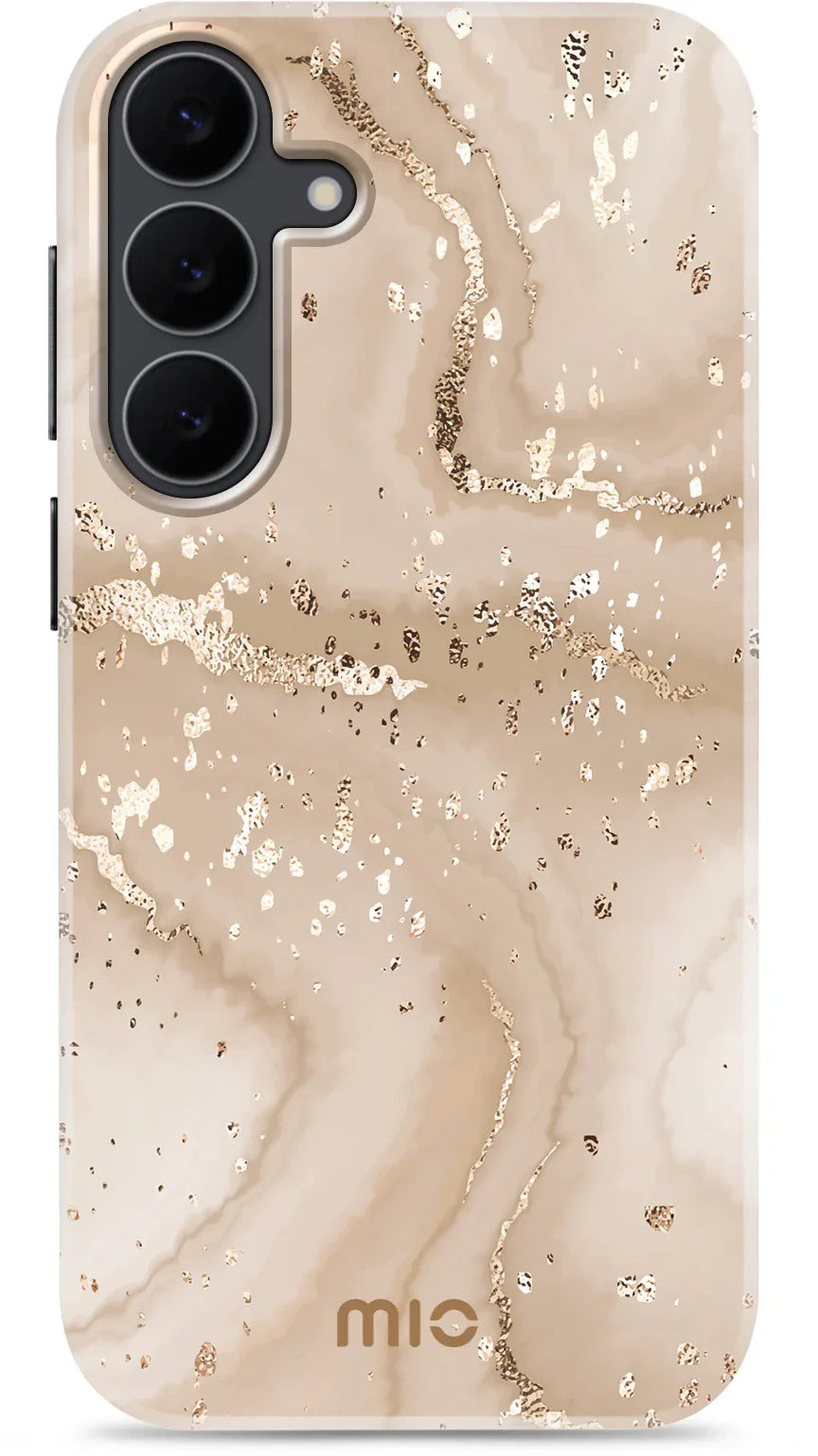 Mio By Mobilize Mio Gold Marble Magsafe Compatible For Samsung S25 Fe 5G - Essentify