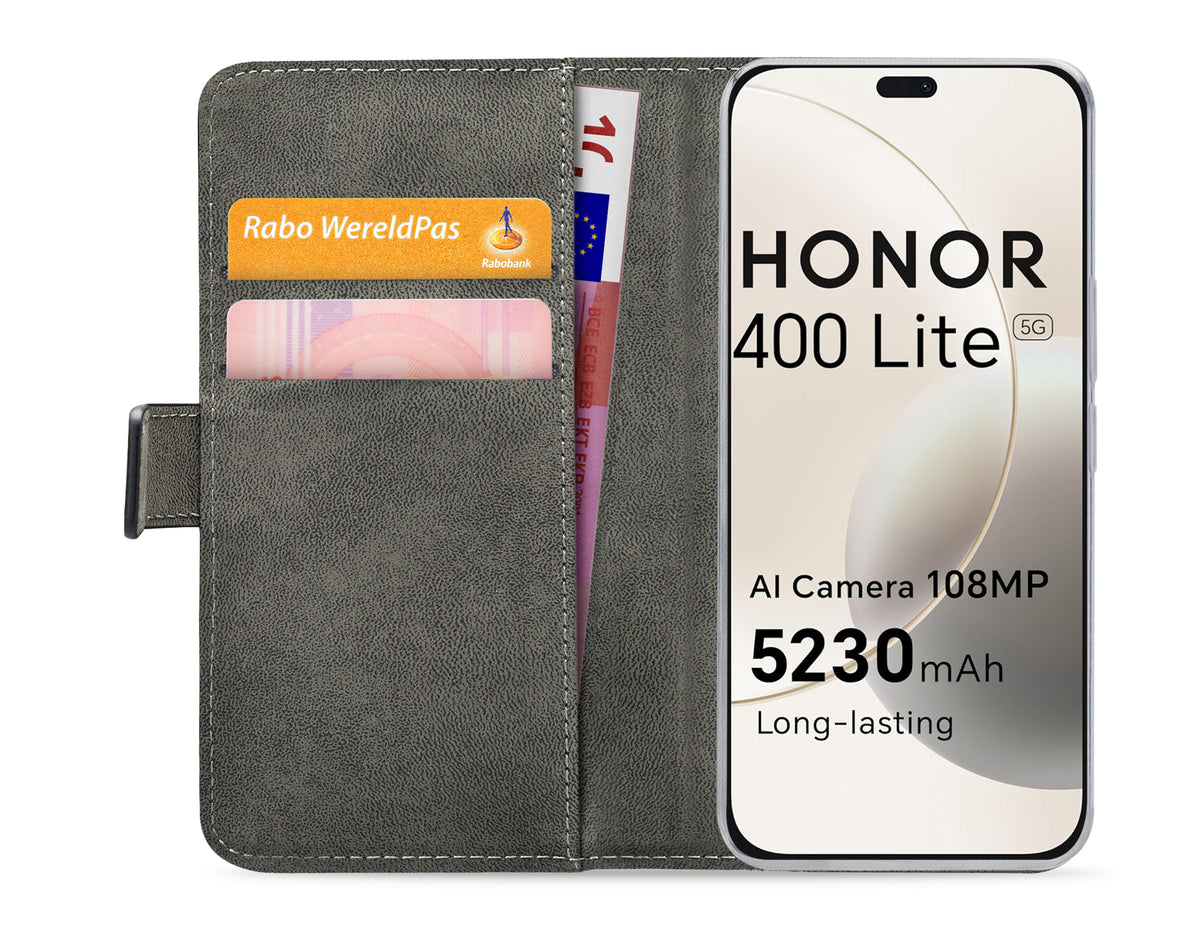 Mobilize Classic Gelly Wallet Book Case Honor 400 Lite Black