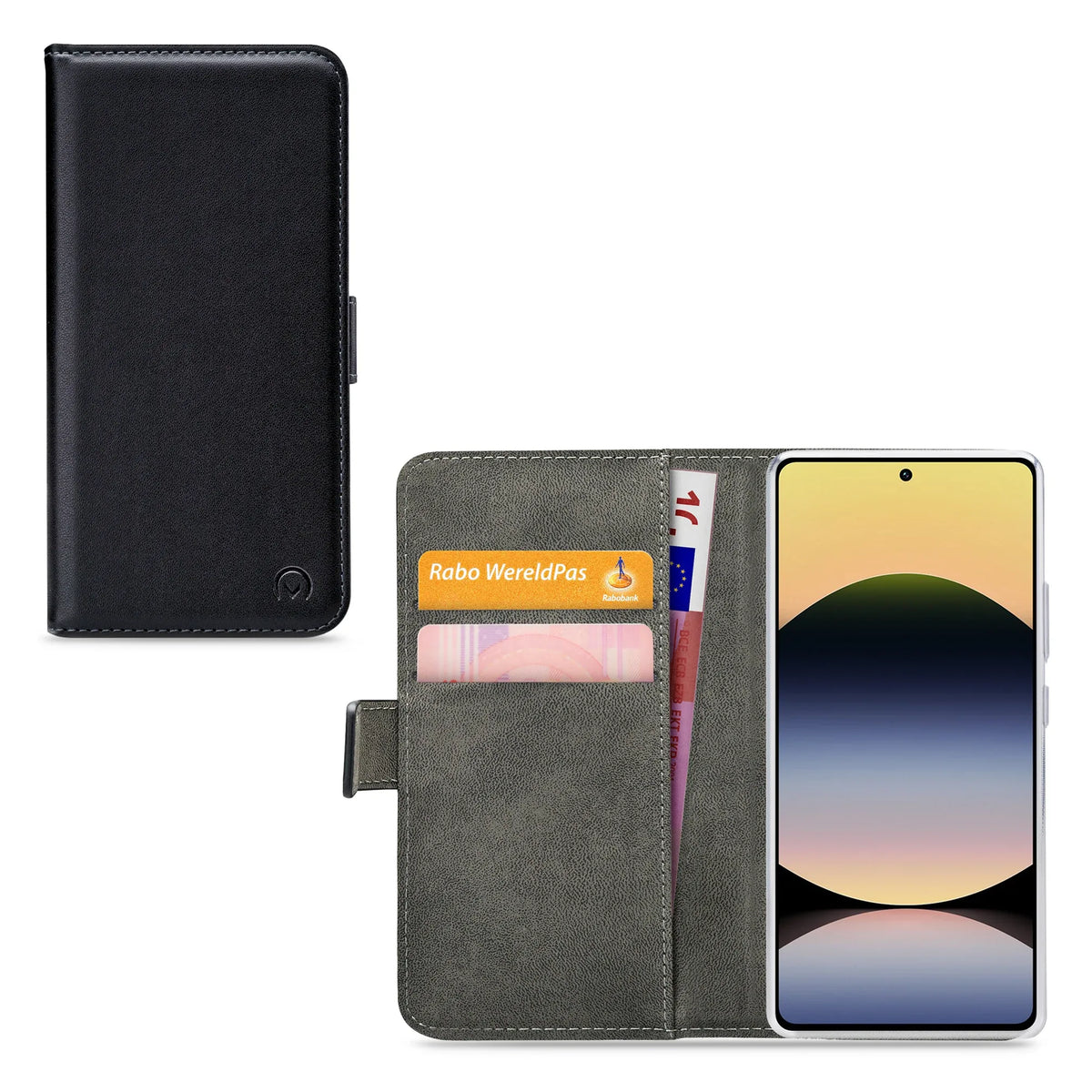 Mobilize Classic Gelly Wallet Book Case Xiaomi Redmi Note 14S Black - Essentify