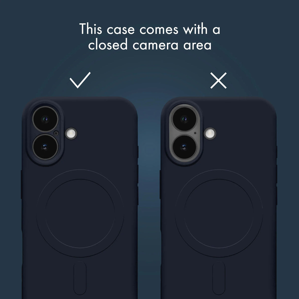 My Style Protective Flex Magsafe Compatible Case For Iphone Air Midnight Blue - Essentify