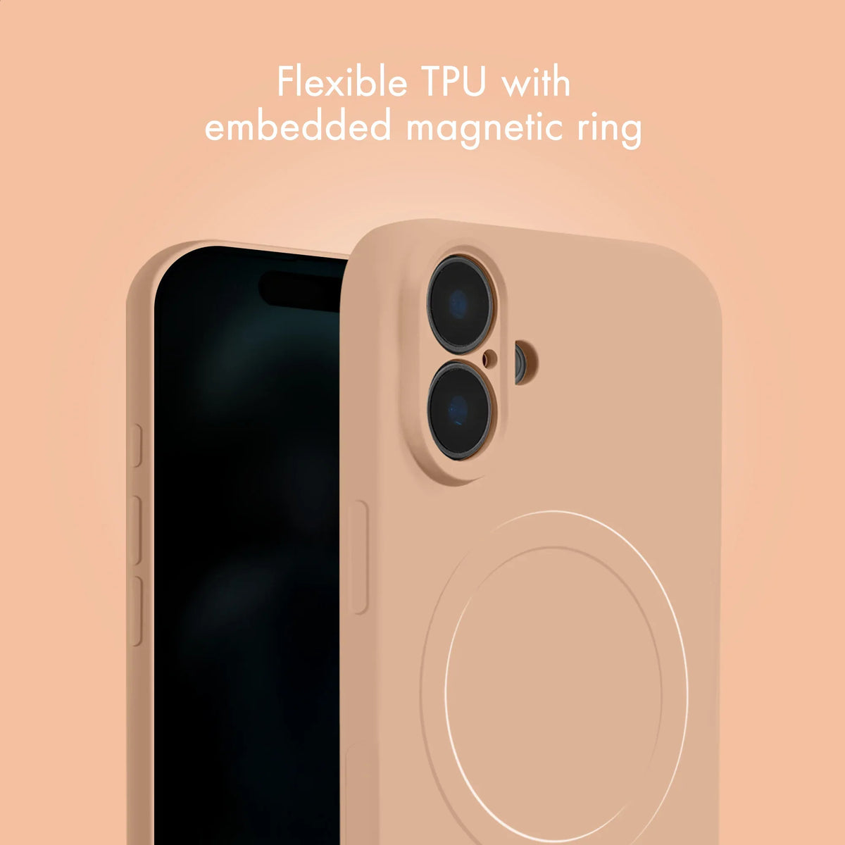 My Style Protective Flex Magsafe Compatible Case For Iphone 17 Soft Pink - Essentify