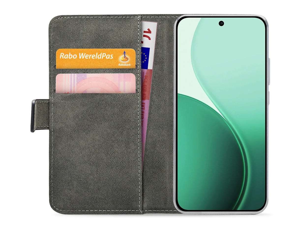 Mobilize Classic Gelly Wallet Book Case Oppo Reno 14 5G Black - Essentify