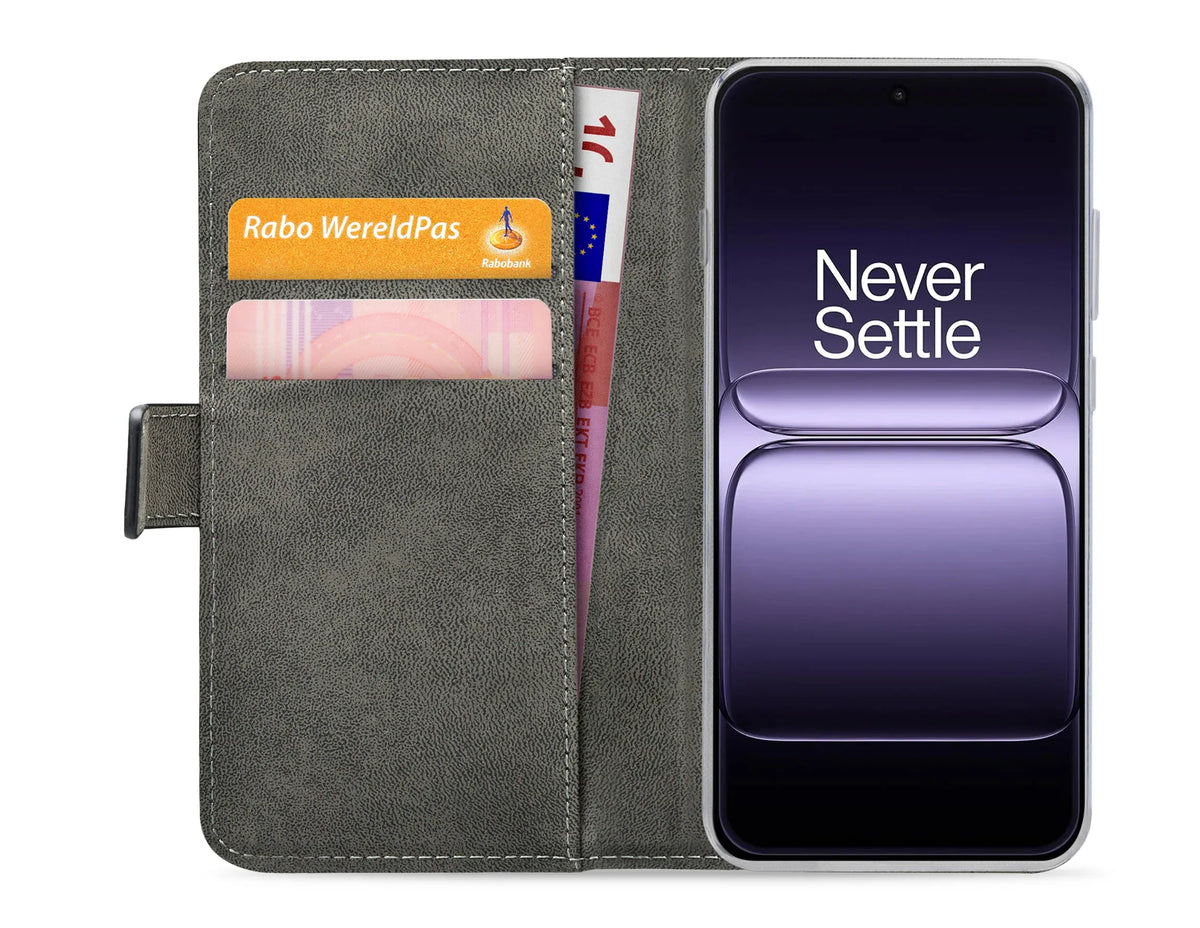 Mobilize Classic Gelly Wallet Book Case Oneplus 13S Black - Essentify