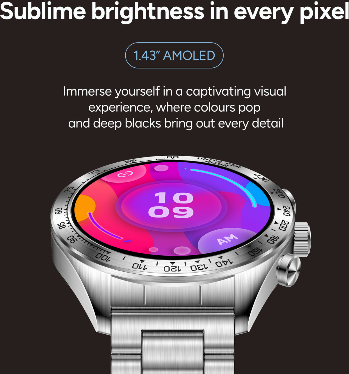 Ksix Smartwatch Elite With Amoled-Display Silver