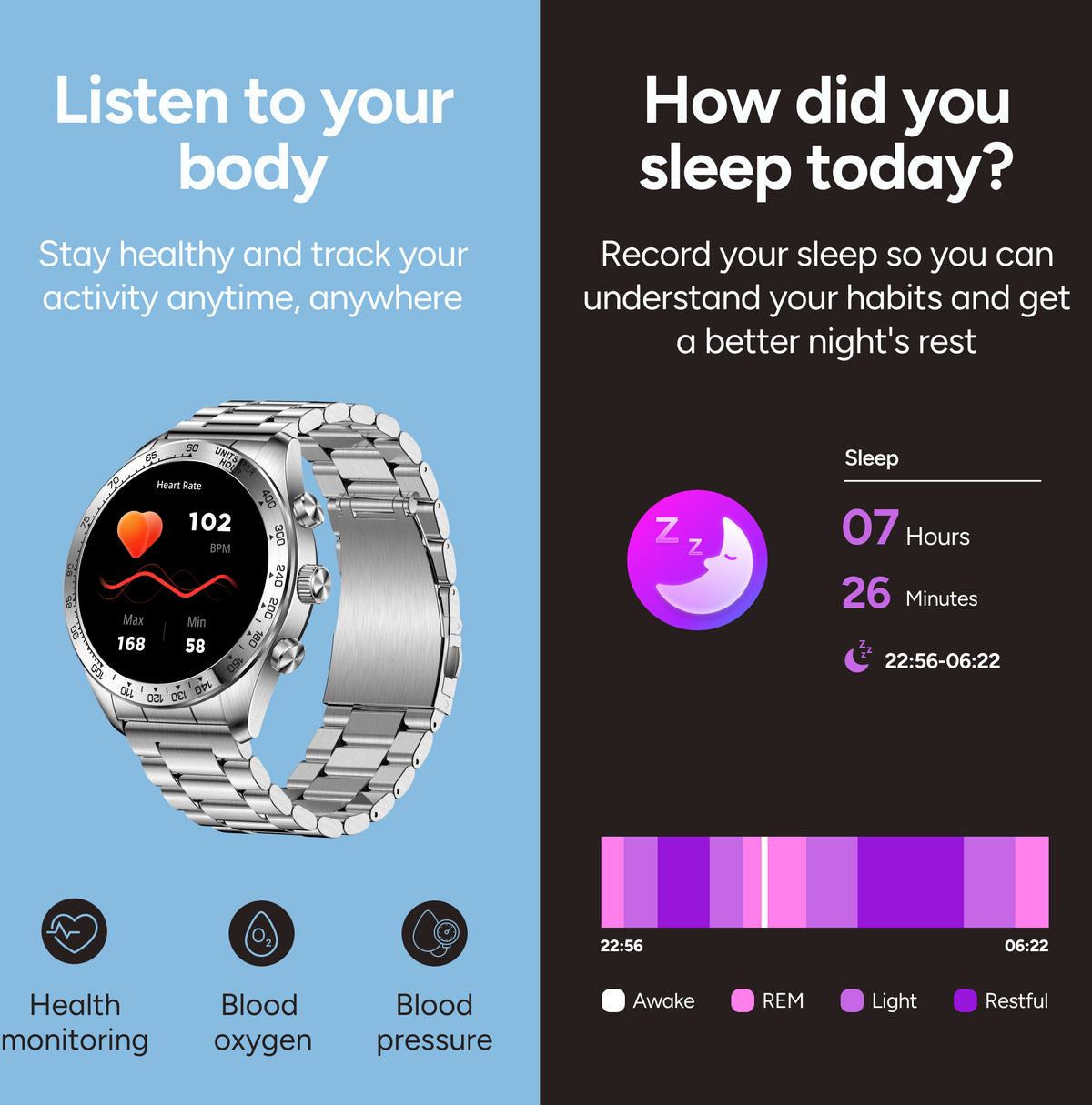 Ksix Smartwatch Elite With Amoled-Display Silver
