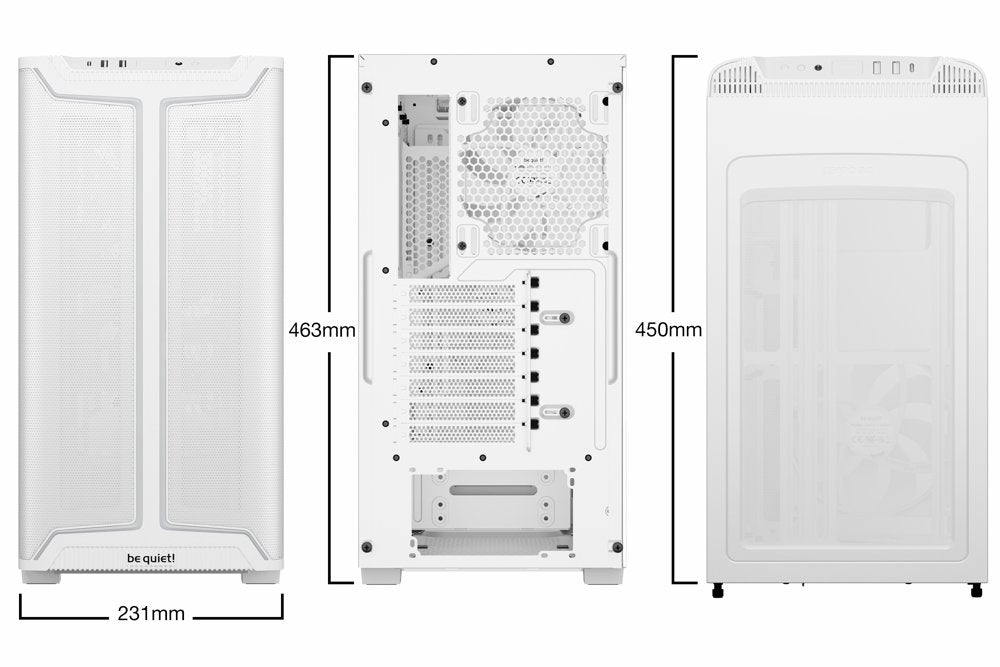 be quiet! PURE BASE 501 DX RGB | Midi Tower Case | Wit