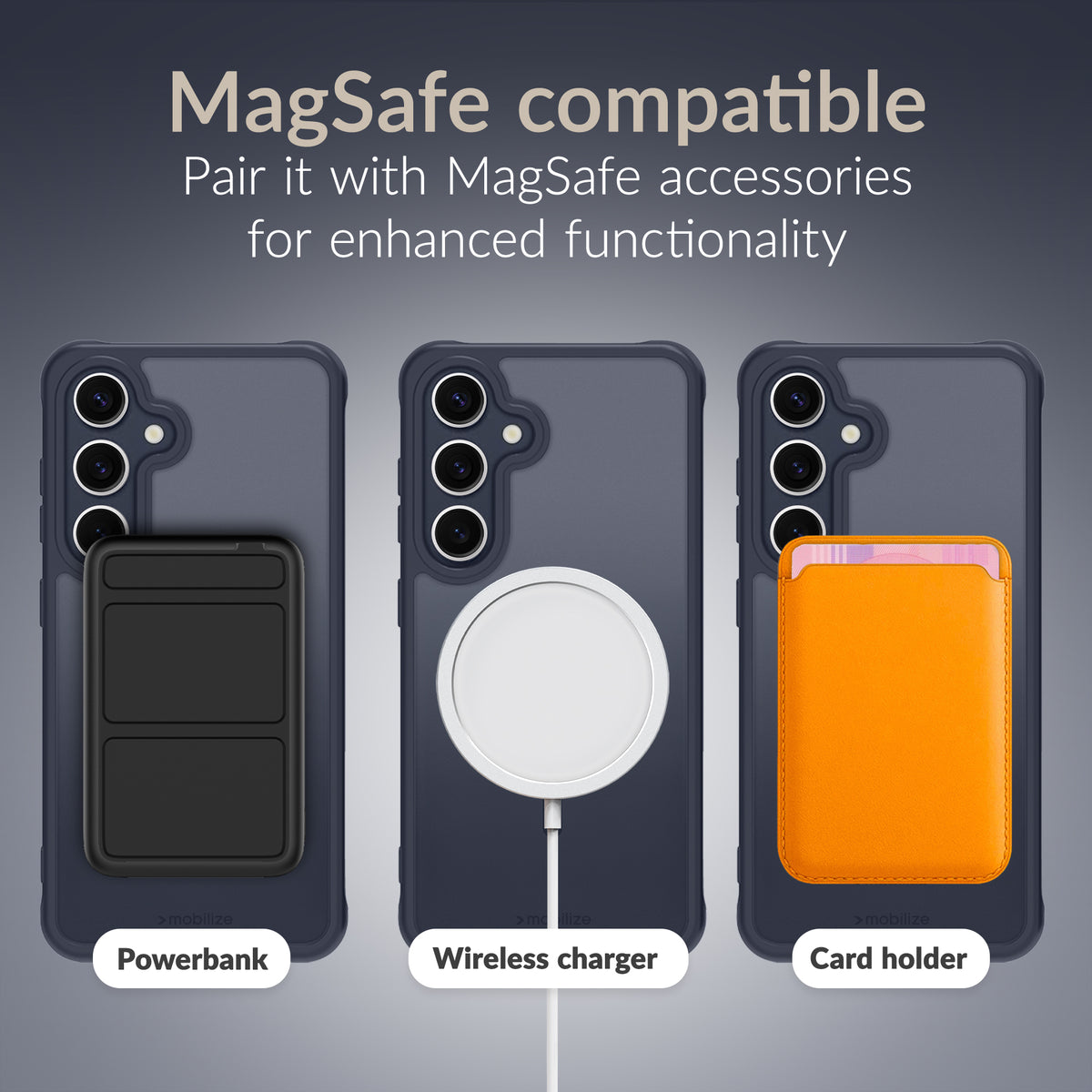 Mobilize Magsafe Compatible Hybrid Case Samsung Galaxy S26 5G Blue