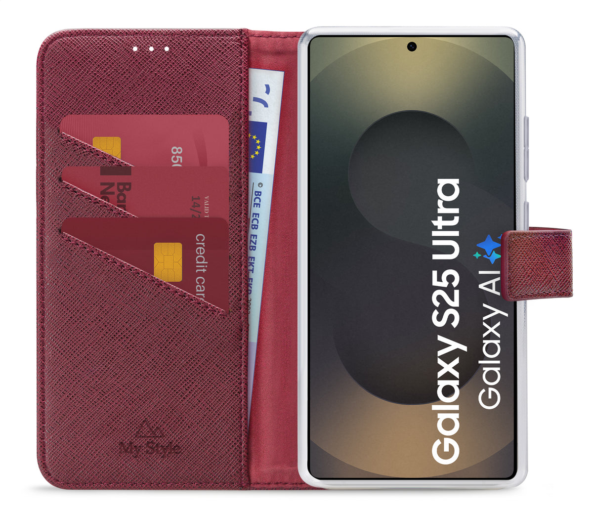 My Style Flex Wallet For Samsung Galaxy S26 Ultra 5G Bordeaux