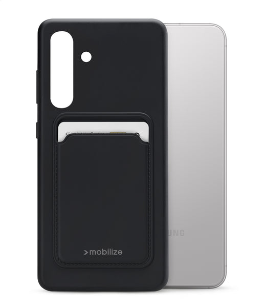 Mobilize Rubber Gelly Card Case Samsung Galaxy S26 5G Matt Black