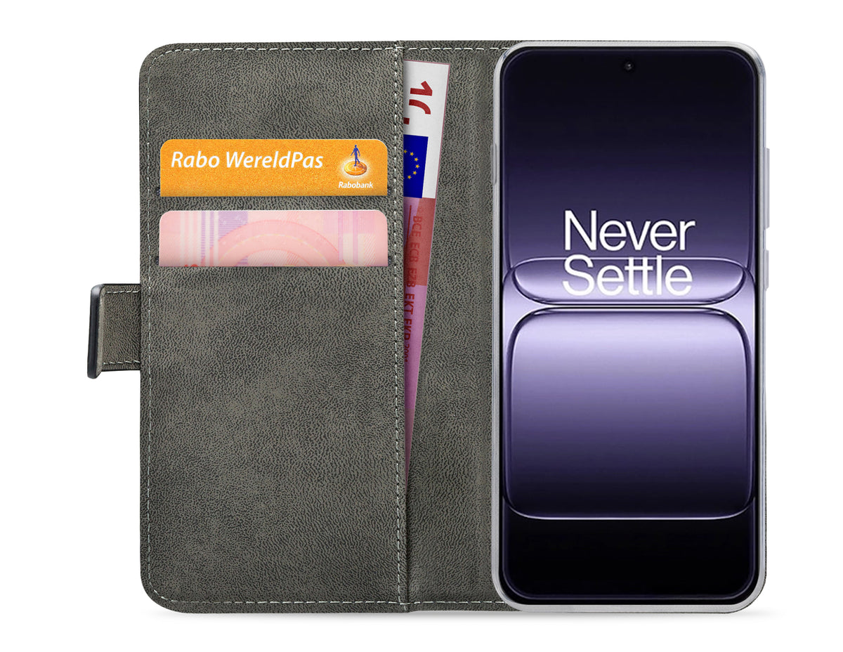 Mobilize Classic Gelly Wallet Book Case Oneplus 15 Black