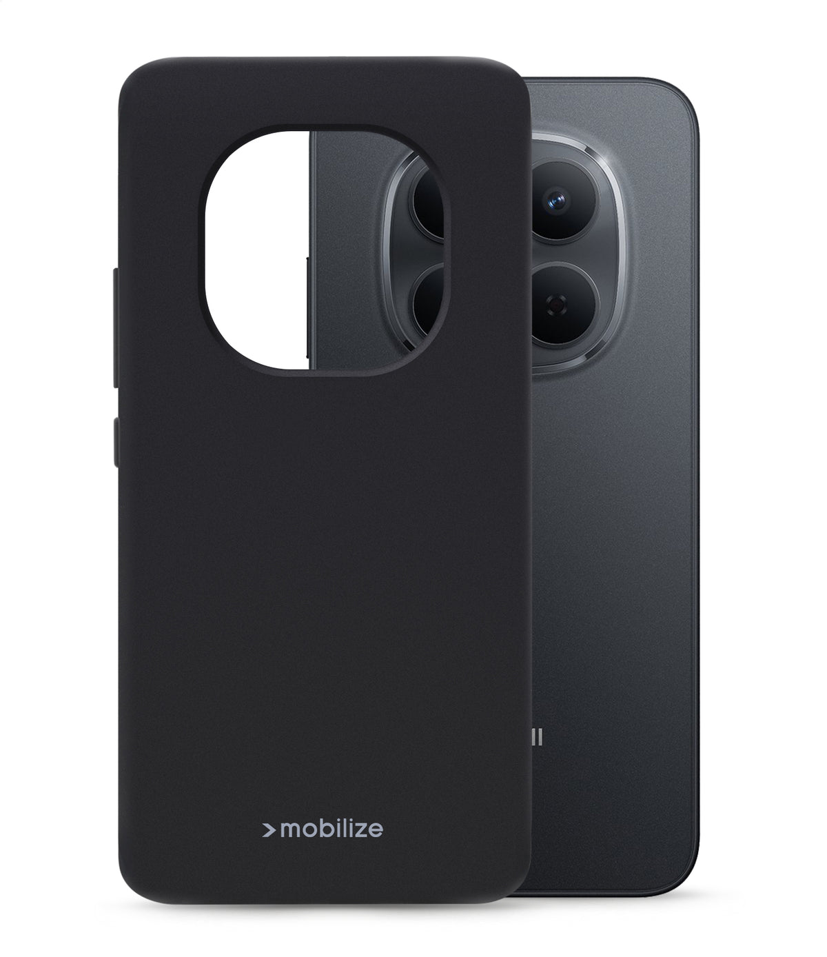 Mobilize Rubber Gelly Case Xiaomi Redmi Note 15 Pro 5G Matt Black