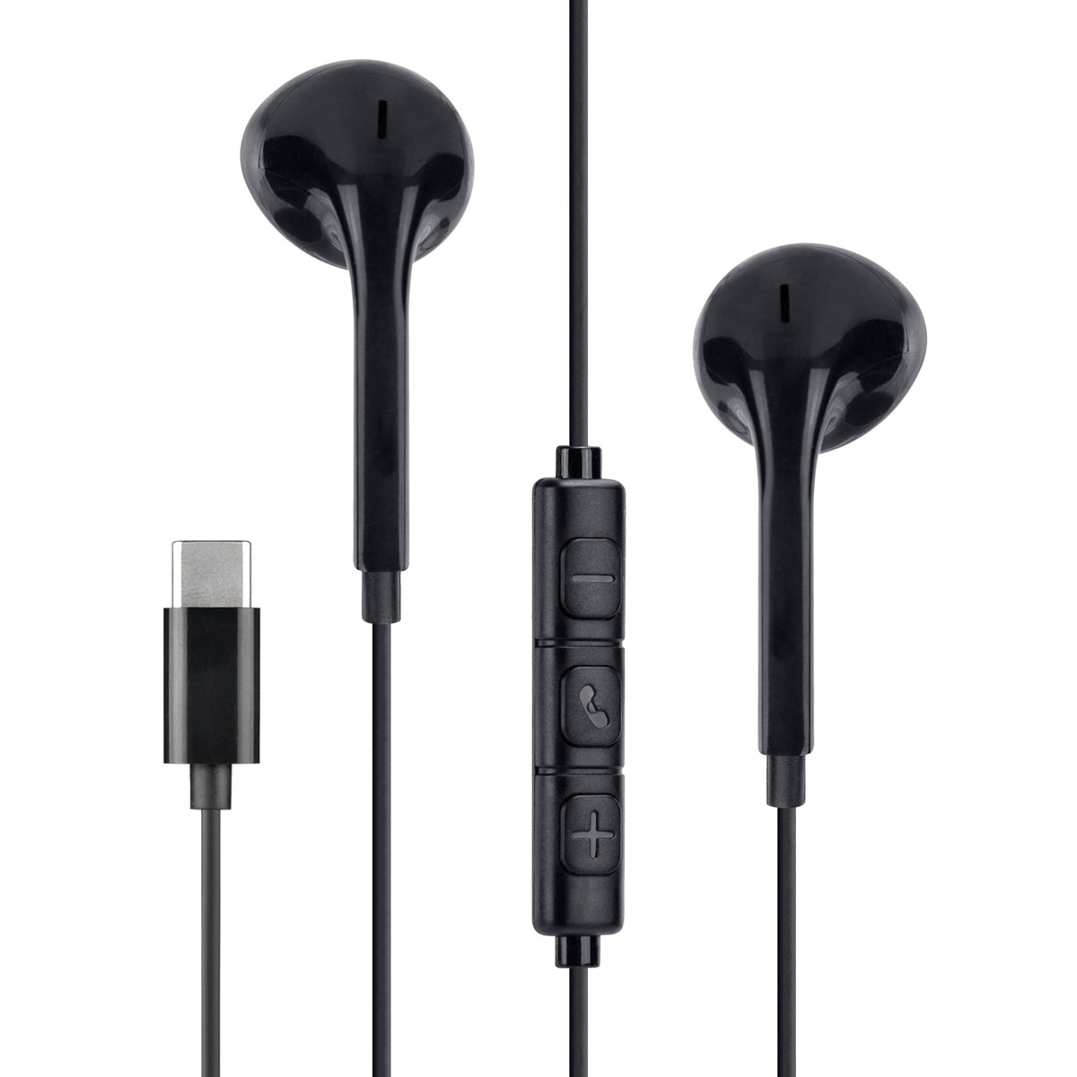 Mobilize In-Ear Stereo Headset With Remote Usb-C Black