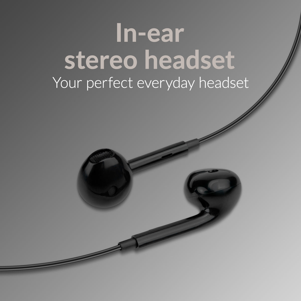 Mobilize In-Ear Stereo Headset With Remote Usb-C Black
