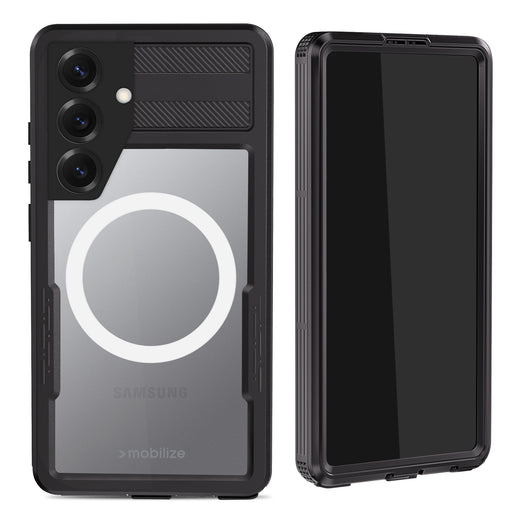 Mobilize Magsafe Compatible Waterproof Case Samsung Galaxy S25 5G Clear/Black
