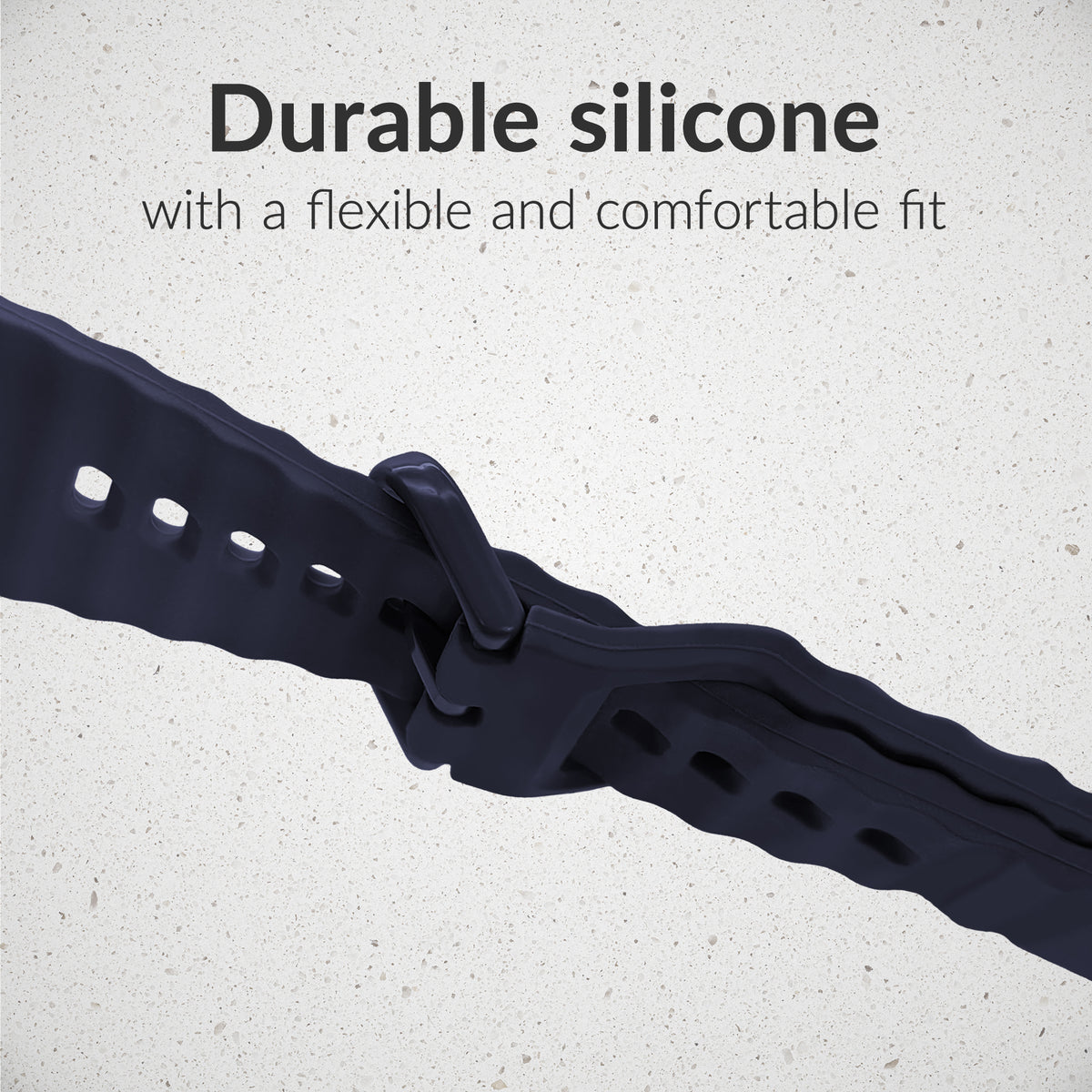 Mobilize Silicon Watch Band - Buckle - For Apple 38/40/41Mm - Blue
