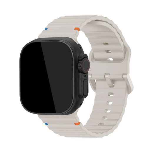 Mobilize Silicon Watch Band - Buckle - For Apple 42/44/45/49Mm - Starlight