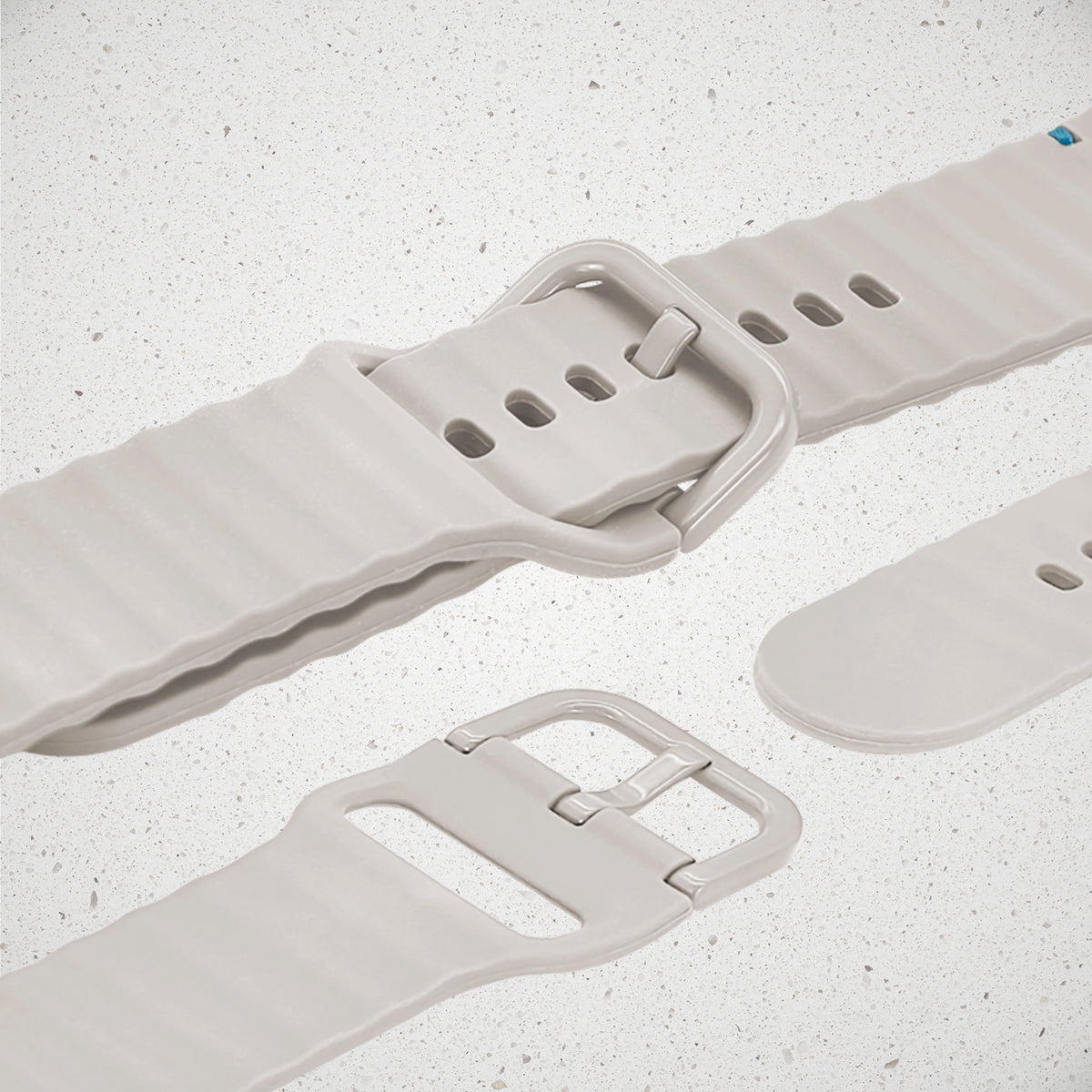 Mobilize Silicon Watch Band - Buckle - For Apple 42/44/45/49Mm - Starlight