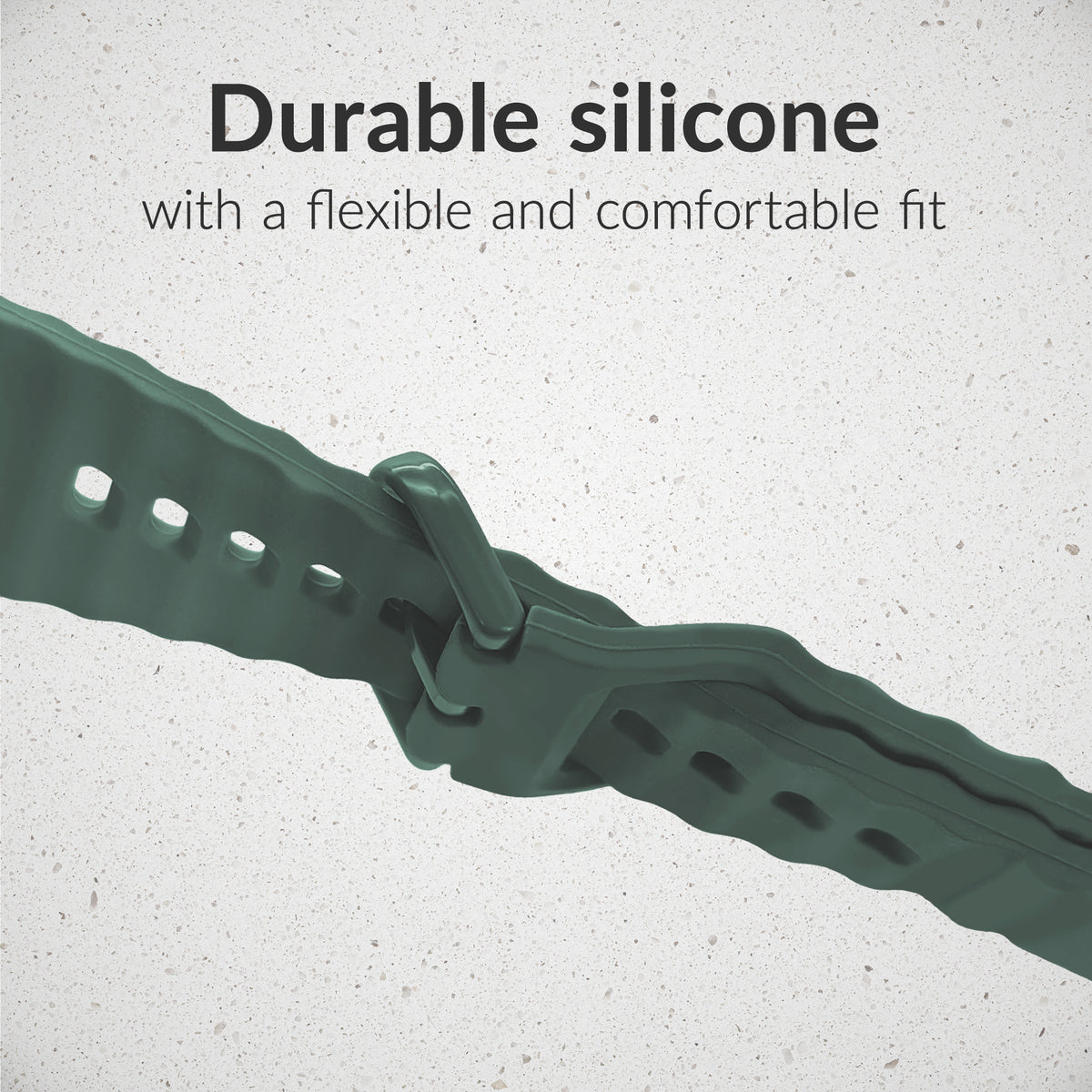 Mobilize Silicon Watch Band - Buckle - For Apple 38/40/41Mm - Green